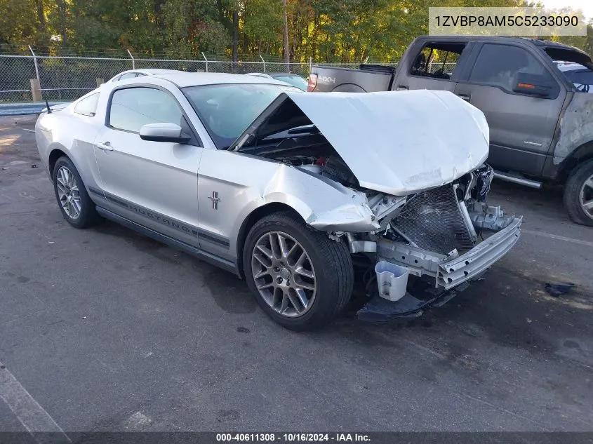 2012 Ford Mustang V6 Premium VIN: 1ZVBP8AM5C5233090 Lot: 40611308