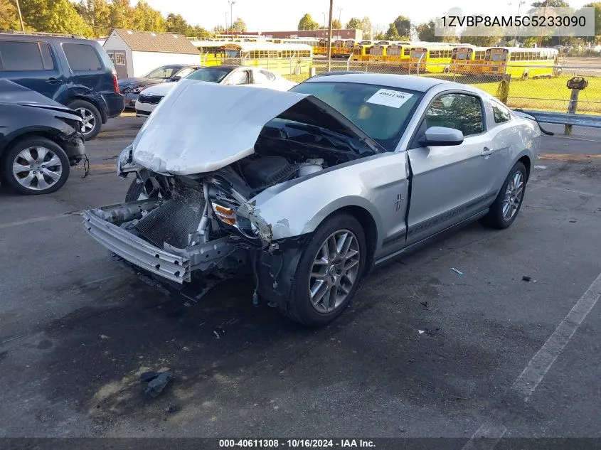 2012 Ford Mustang V6 Premium VIN: 1ZVBP8AM5C5233090 Lot: 40611308