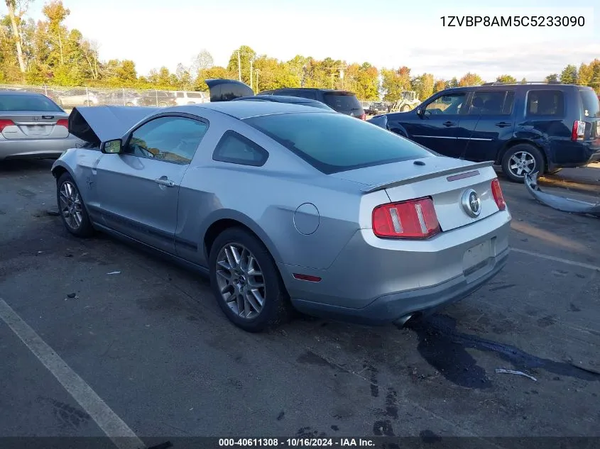 2012 Ford Mustang V6 Premium VIN: 1ZVBP8AM5C5233090 Lot: 40611308