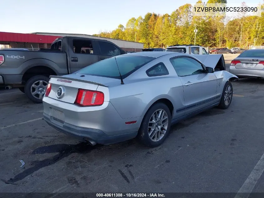 2012 Ford Mustang V6 Premium VIN: 1ZVBP8AM5C5233090 Lot: 40611308