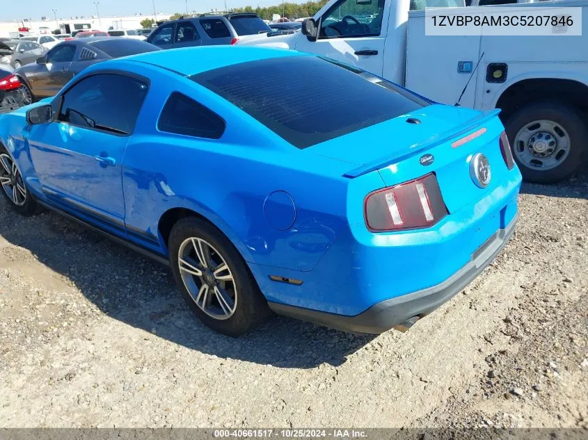 2012 Ford Mustang V6 Premium VIN: 1ZVBP8AM3C5207846 Lot: 40661517