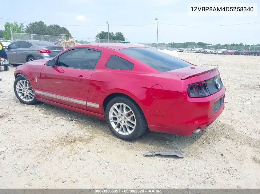 2013 Ford Mustang V6 Premium VIN: 1ZVBP8AM4D5258340 Lot: 39365397