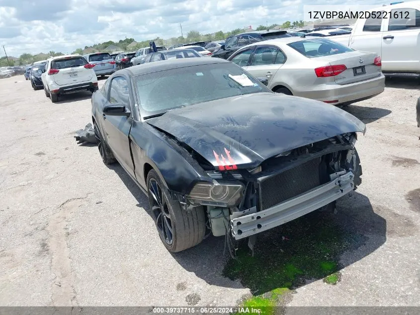 2013 Ford Mustang V6 VIN: 1ZVBP8AM2D5221612 Lot: 39737715