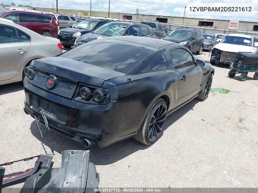 2013 Ford Mustang V6 VIN: 1ZVBP8AM2D5221612 Lot: 39737715