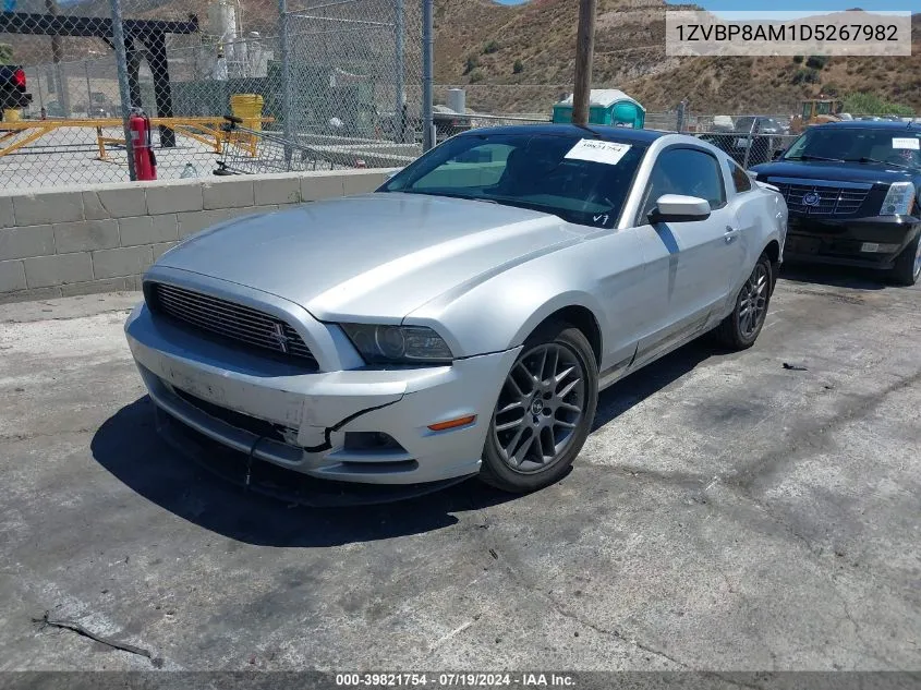 2013 Ford Mustang V6 Premium VIN: 1ZVBP8AM1D5267982 Lot: 39821754