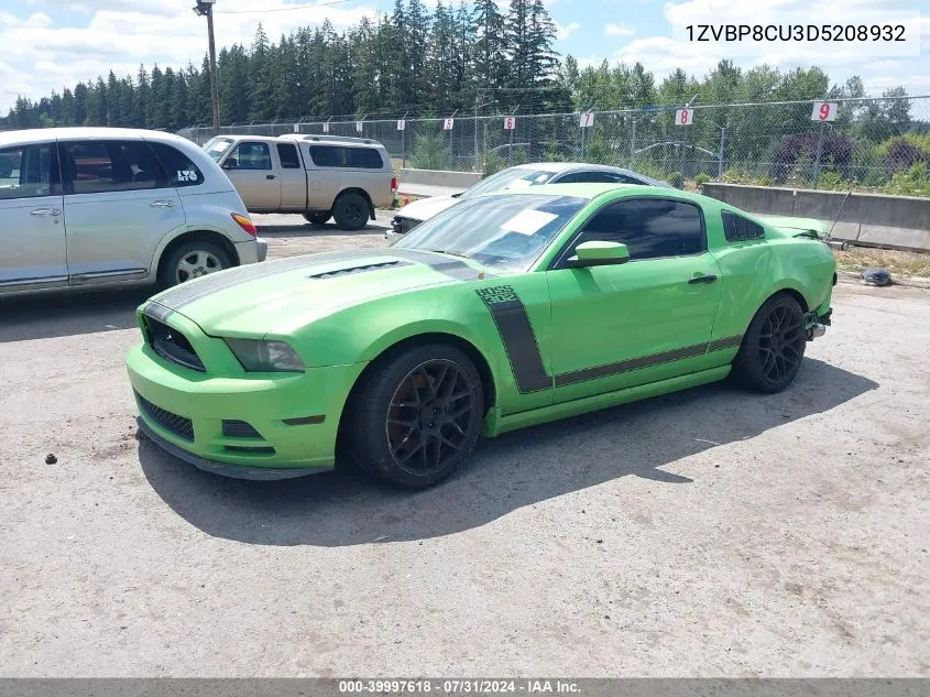 2013 Ford Mustang Boss 302 VIN: 1ZVBP8CU3D5208932 Lot: 39997618