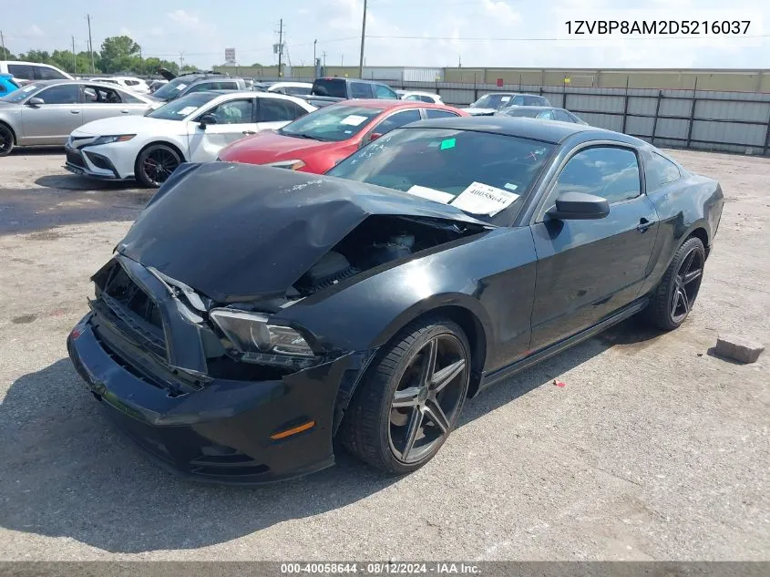 2013 Ford Mustang V6 VIN: 1ZVBP8AM2D5216037 Lot: 40058644