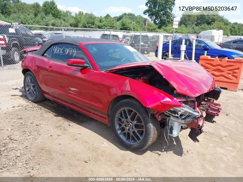 1ZVBP8EM5D5203647 2013 Ford Mustang