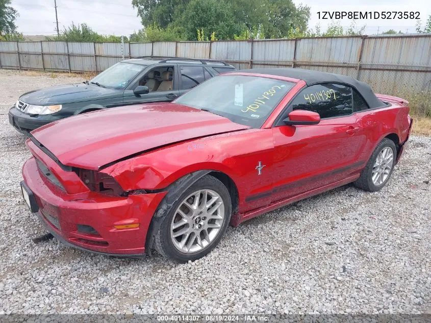 2013 Ford Mustang V6 Premium VIN: 1ZVBP8EM1D5273582 Lot: 40114307