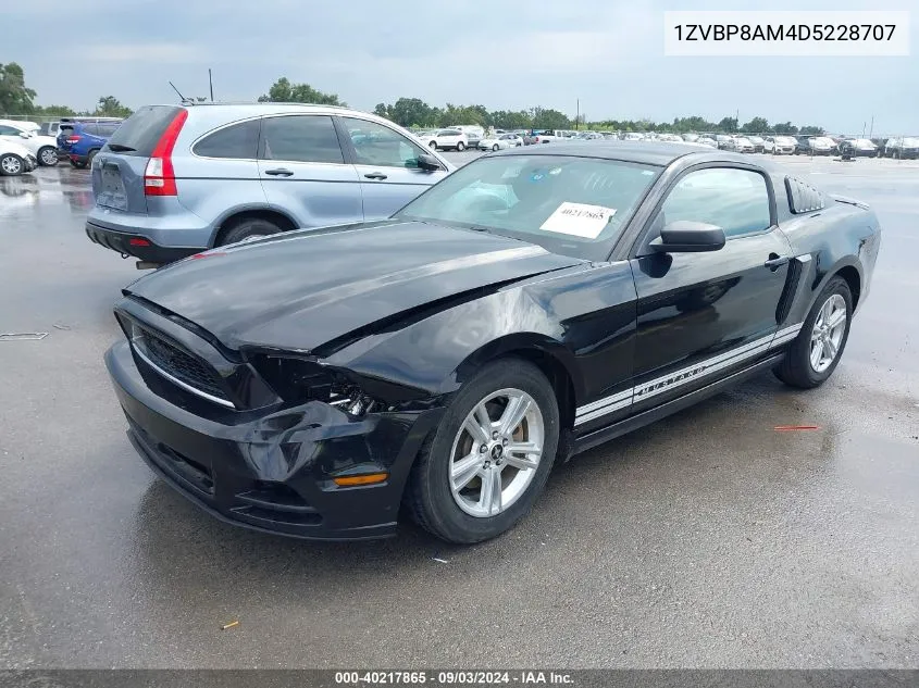 2013 Ford Mustang V6 VIN: 1ZVBP8AM4D5228707 Lot: 40217865