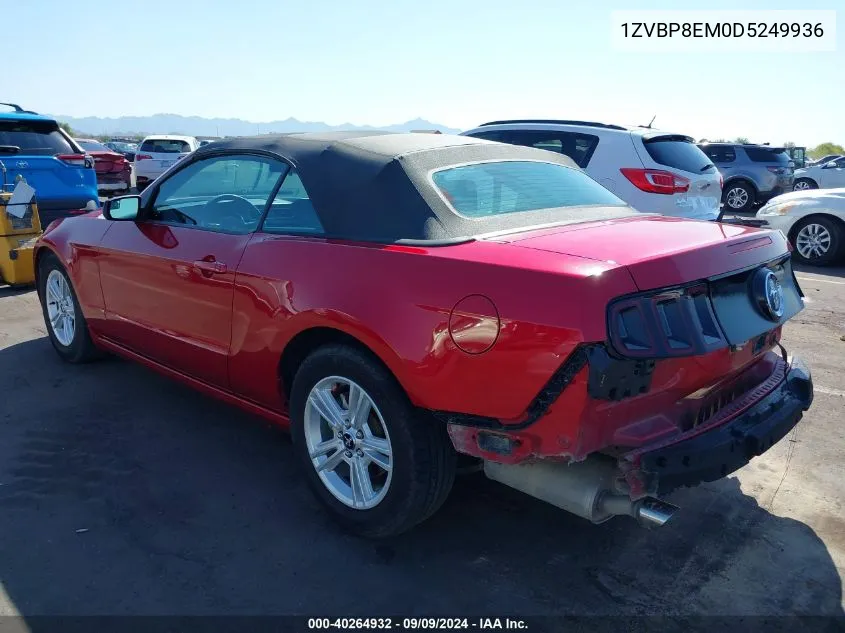 1ZVBP8EM0D5249936 2013 Ford Mustang V6