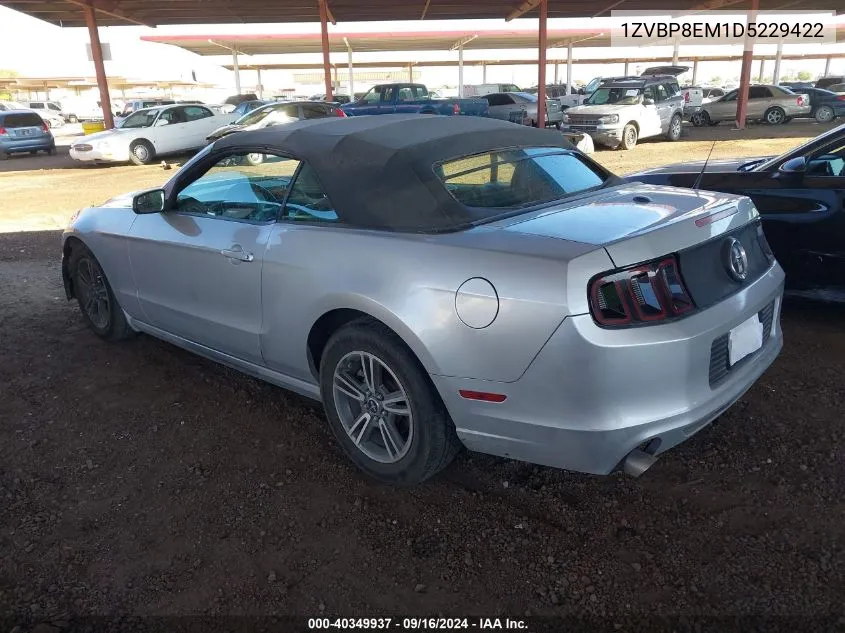 2013 Ford Mustang V6 Premium VIN: 1ZVBP8EM1D5229422 Lot: 40349937