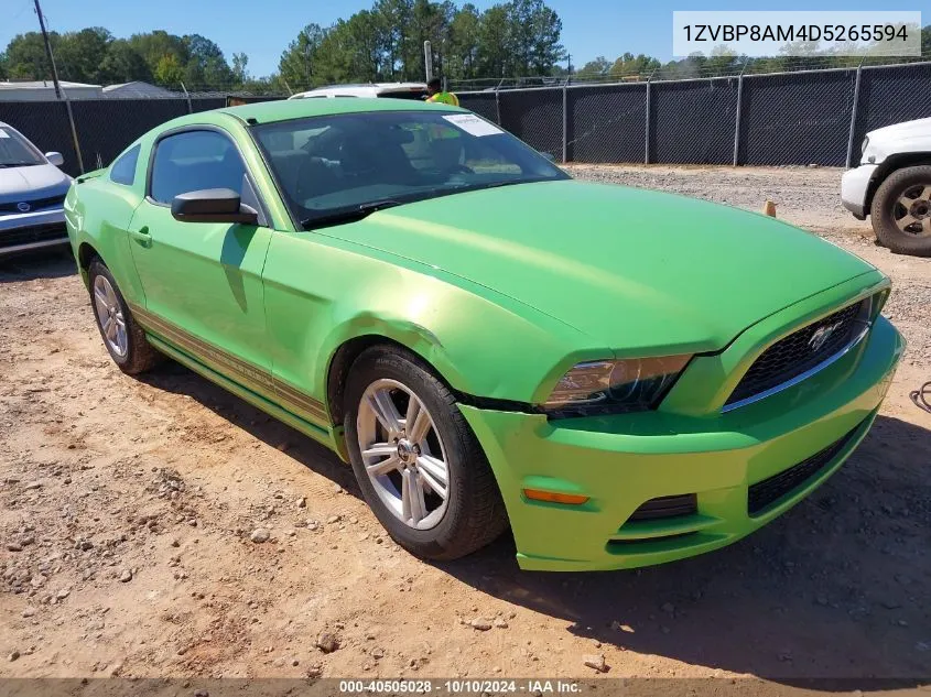 2013 Ford Mustang V6 VIN: 1ZVBP8AM4D5265594 Lot: 40505028