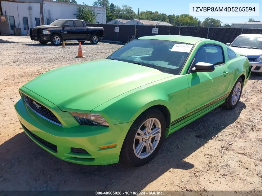 2013 Ford Mustang V6 VIN: 1ZVBP8AM4D5265594 Lot: 40505028