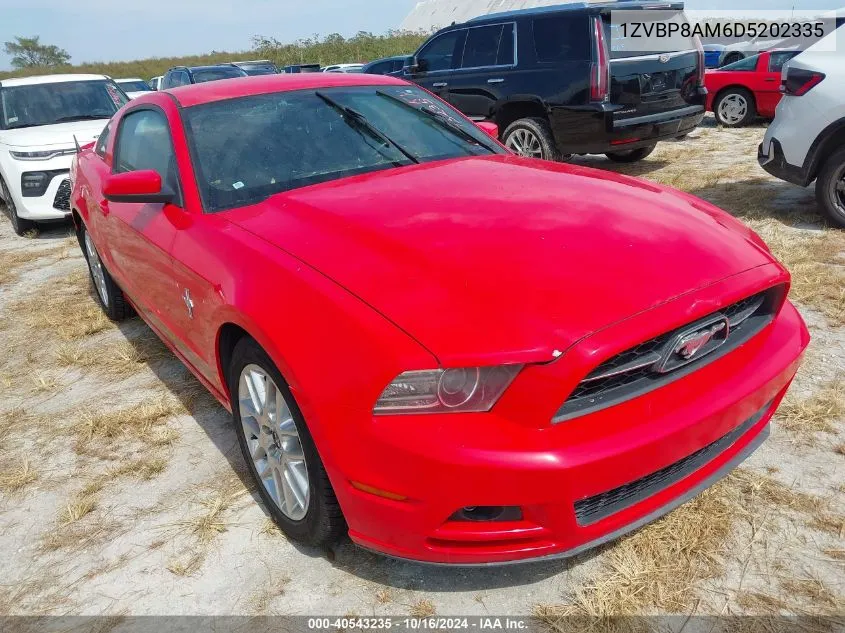 2013 Ford Mustang V6 Premium VIN: 1ZVBP8AM6D5202335 Lot: 40543235