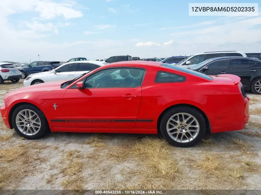 2013 Ford Mustang V6 Premium VIN: 1ZVBP8AM6D5202335 Lot: 40543235