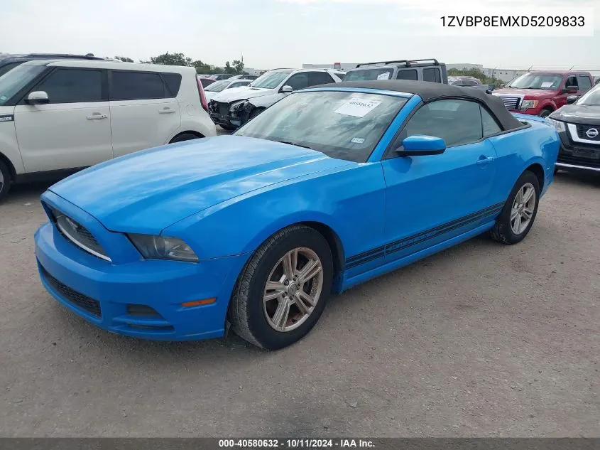 2013 Ford Mustang VIN: 1ZVBP8EMXD5209833 Lot: 40580632