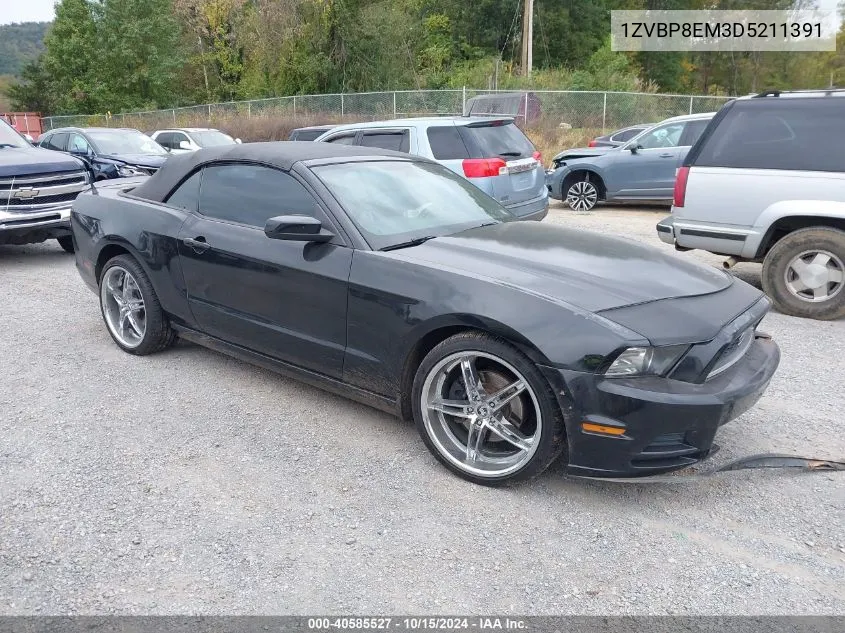 2013 Ford Mustang V6 Premium VIN: 1ZVBP8EM3D5211391 Lot: 40585527