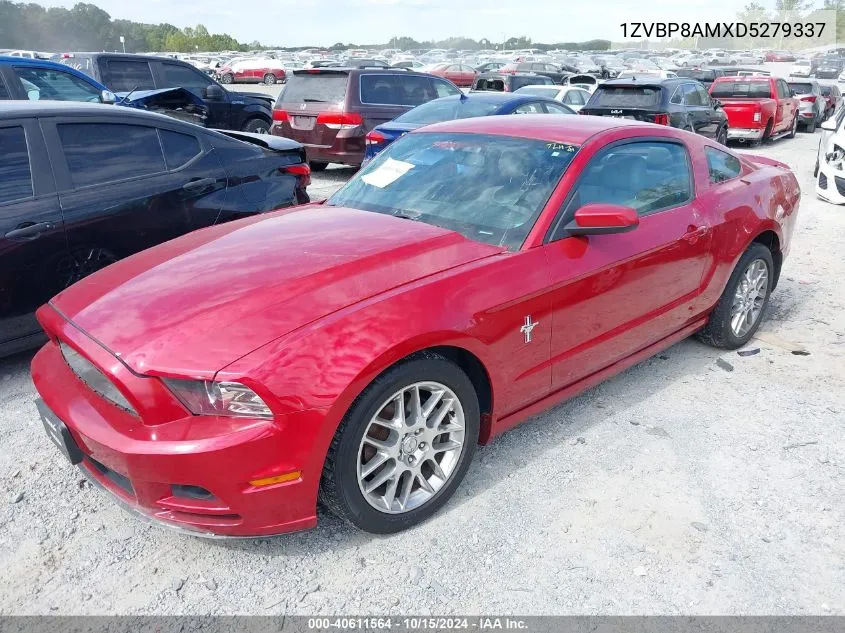 2013 Ford Mustang V6 Premium VIN: 1ZVBP8AMXD5279337 Lot: 40611564