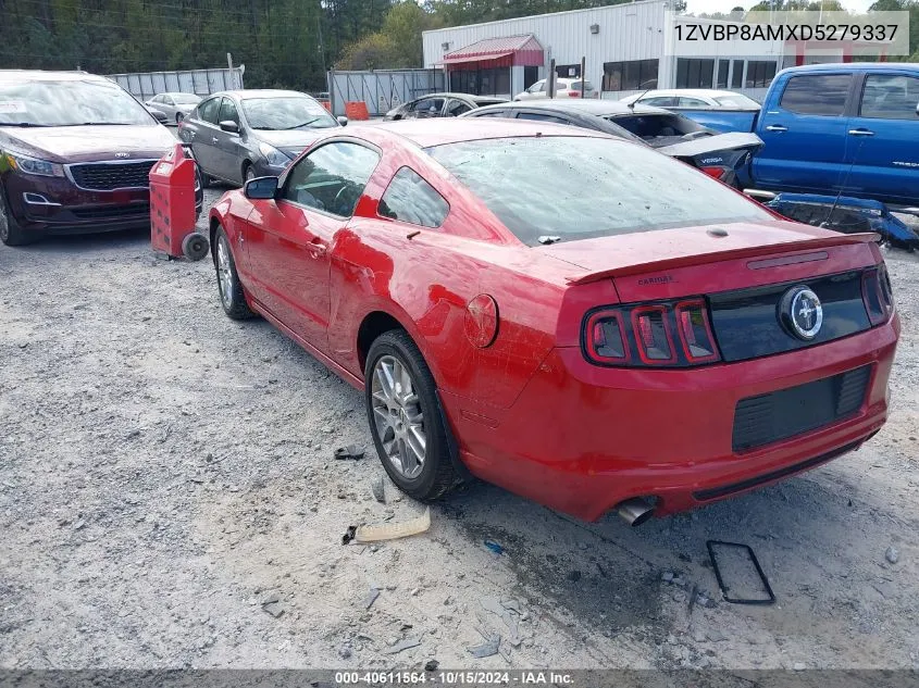 2013 Ford Mustang V6 Premium VIN: 1ZVBP8AMXD5279337 Lot: 40611564