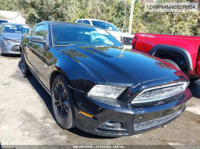 2013 Ford Mustang V6 VIN: 1ZVBP8AM4D5278524 Lot: 40626555