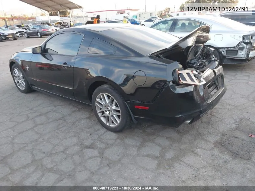 2013 Ford Mustang V6 Premium VIN: 1ZVBP8AM1D5262491 Lot: 40719223