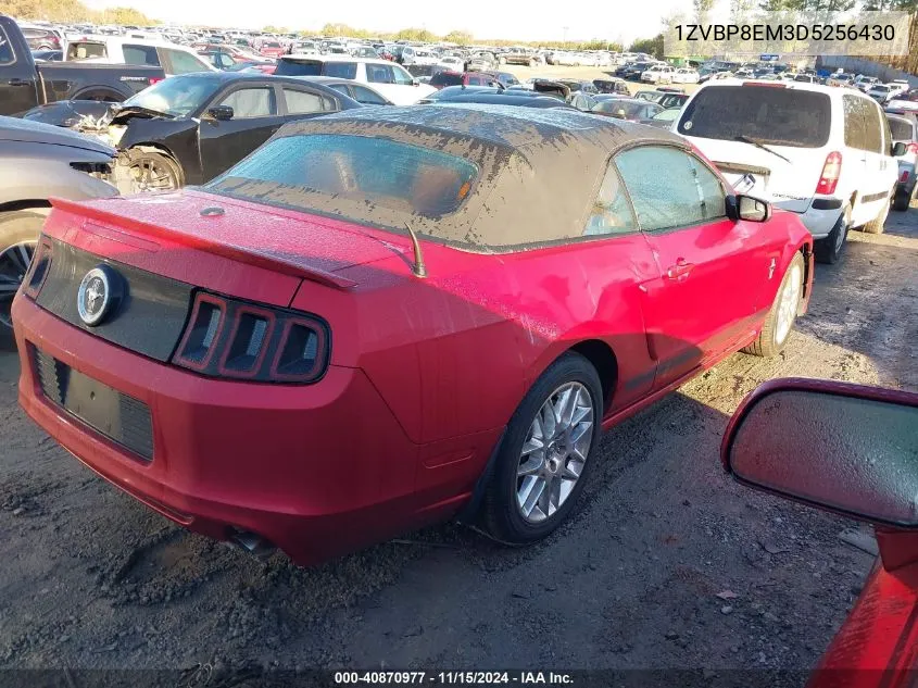 2013 Ford Mustang V6 Premium VIN: 1ZVBP8EM3D5256430 Lot: 40870977