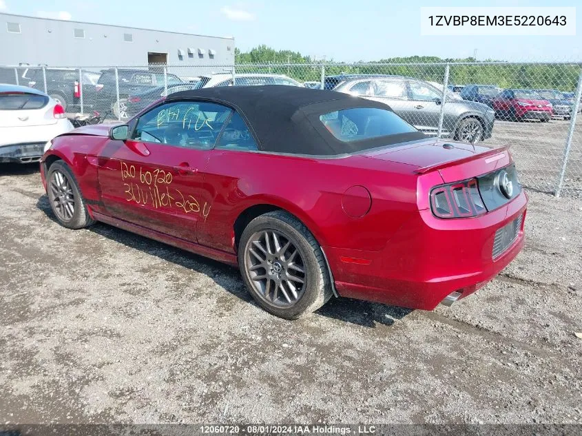 1ZVBP8EM3E5220643 2014 Ford Mustang V6 Premium