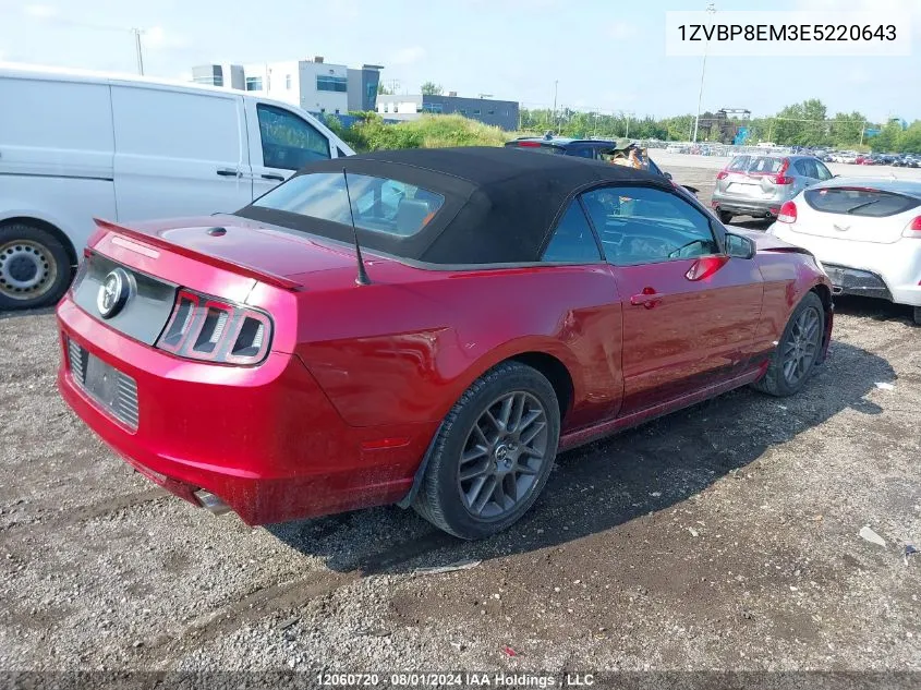 1ZVBP8EM3E5220643 2014 Ford Mustang V6 Premium