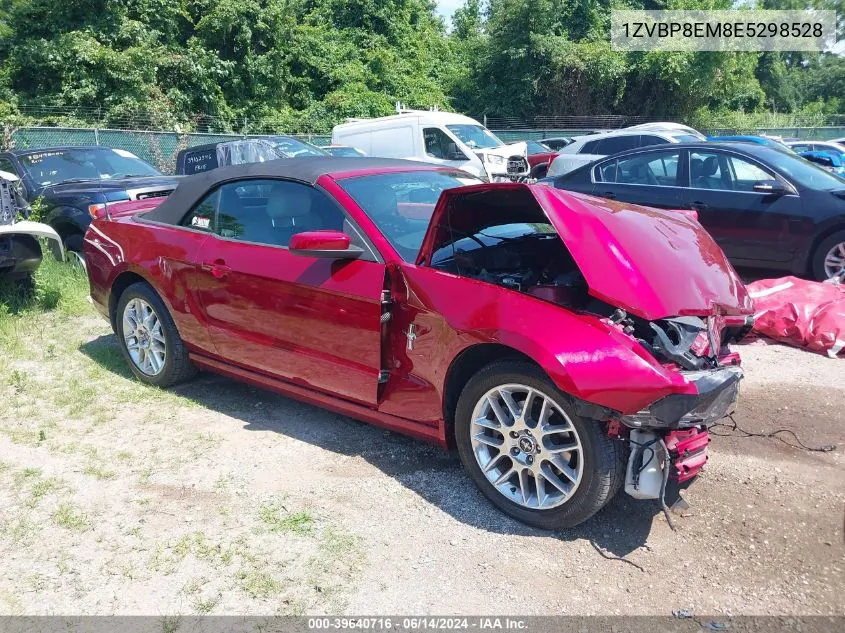 2014 Ford Mustang V6 Premium VIN: 1ZVBP8EM8E5298528 Lot: 39640716