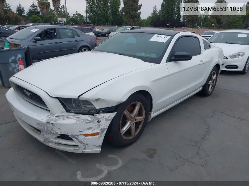 2014 Ford Mustang V6 VIN: 1ZVBP8AM6E5311038 Lot: 39820283