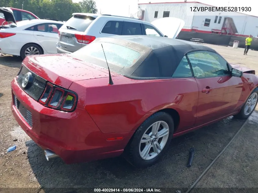 1ZVBP8EM3E5281930 2014 Ford Mustang V6