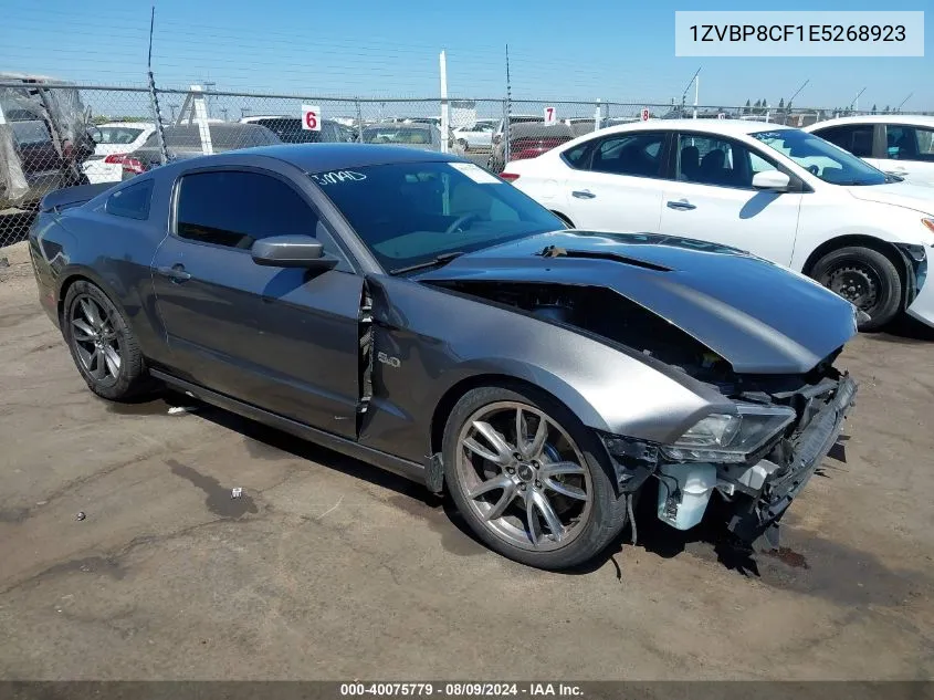 2014 Ford Mustang Gt VIN: 1ZVBP8CF1E5268923 Lot: 40075779