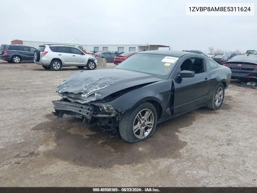 2014 Ford Mustang V6 VIN: 1ZVBP8AM8E5311624 Lot: 40100303