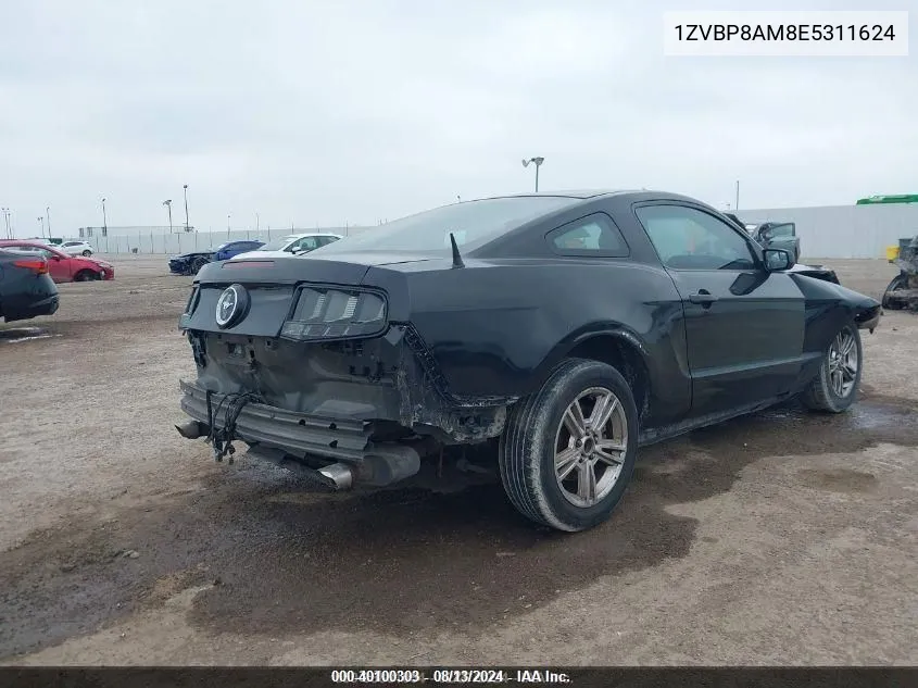 2014 Ford Mustang V6 VIN: 1ZVBP8AM8E5311624 Lot: 40100303