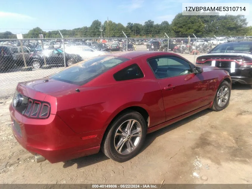 1ZVBP8AM4E5310714 2014 Ford Mustang V6 Premium