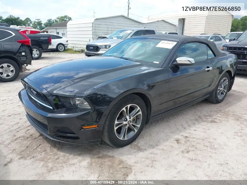 2014 Ford Mustang V6 Premium VIN: 1ZVBP8EM7E5266850 Lot: 40159429