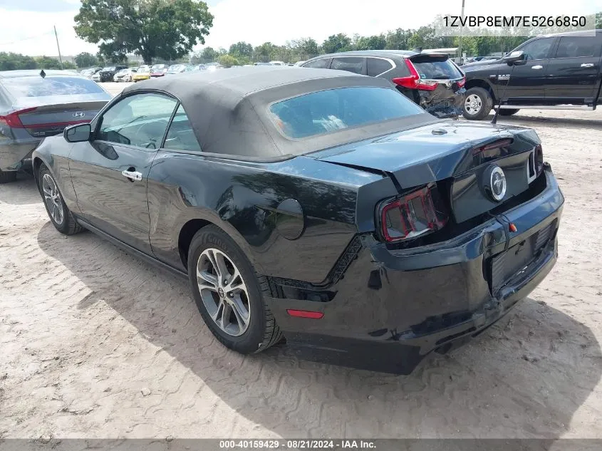 2014 Ford Mustang V6 Premium VIN: 1ZVBP8EM7E5266850 Lot: 40159429