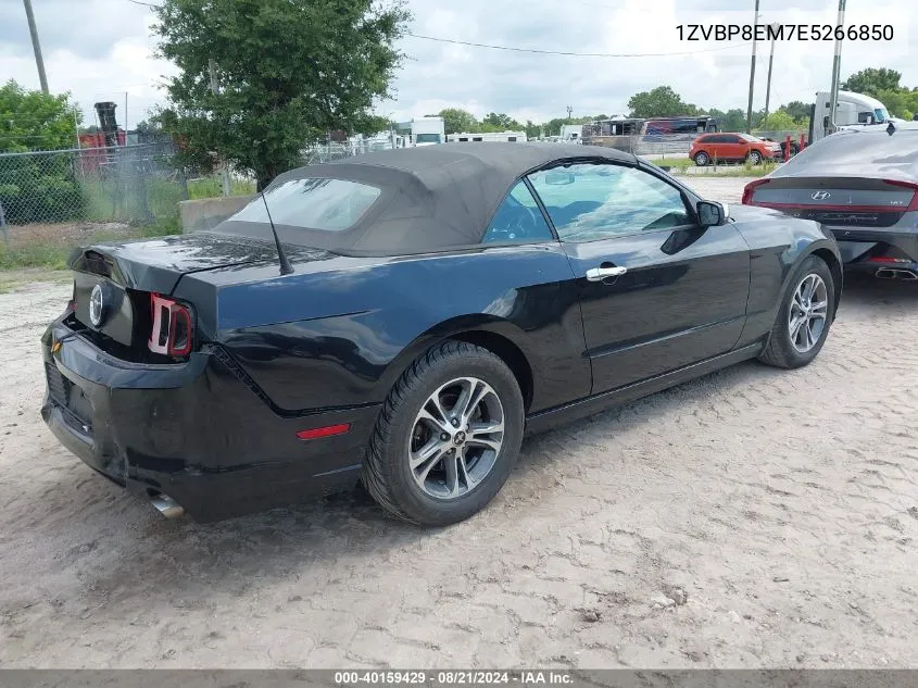 2014 Ford Mustang V6 Premium VIN: 1ZVBP8EM7E5266850 Lot: 40159429