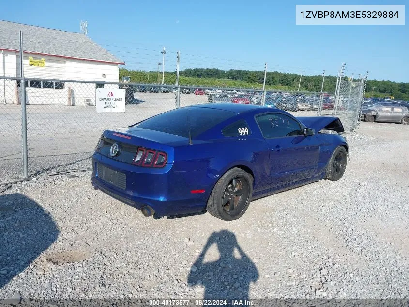 2014 Ford Mustang V6 VIN: 1ZVBP8AM3E5329884 Lot: 40173577