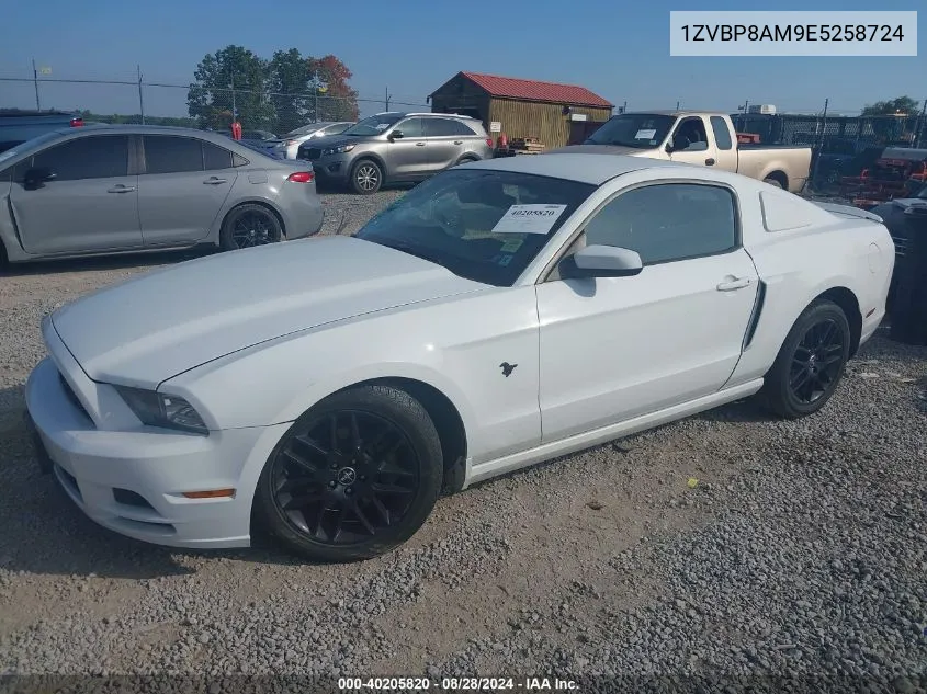 2014 Ford Mustang V6 Premium VIN: 1ZVBP8AM9E5258724 Lot: 40205820