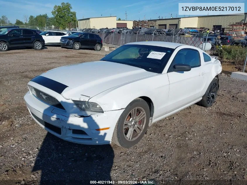 2014 Ford Mustang V6 VIN: 1ZVBP8AM0E5217012 Lot: 40211943