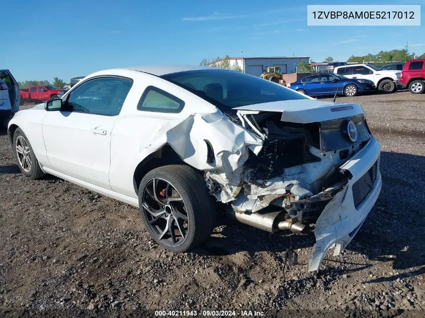 2014 Ford Mustang V6 VIN: 1ZVBP8AM0E5217012 Lot: 40211943