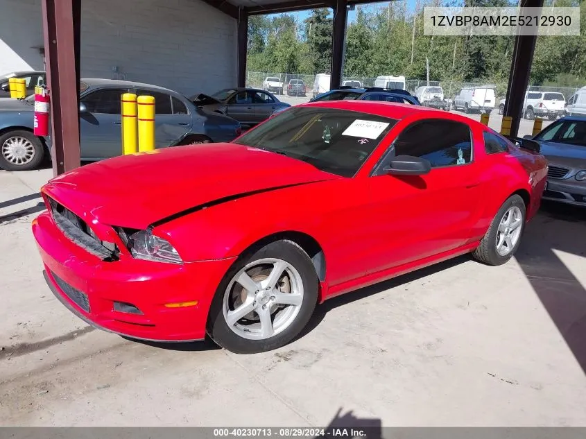 2014 Ford Mustang V6 VIN: 1ZVBP8AM2E5212930 Lot: 40230713