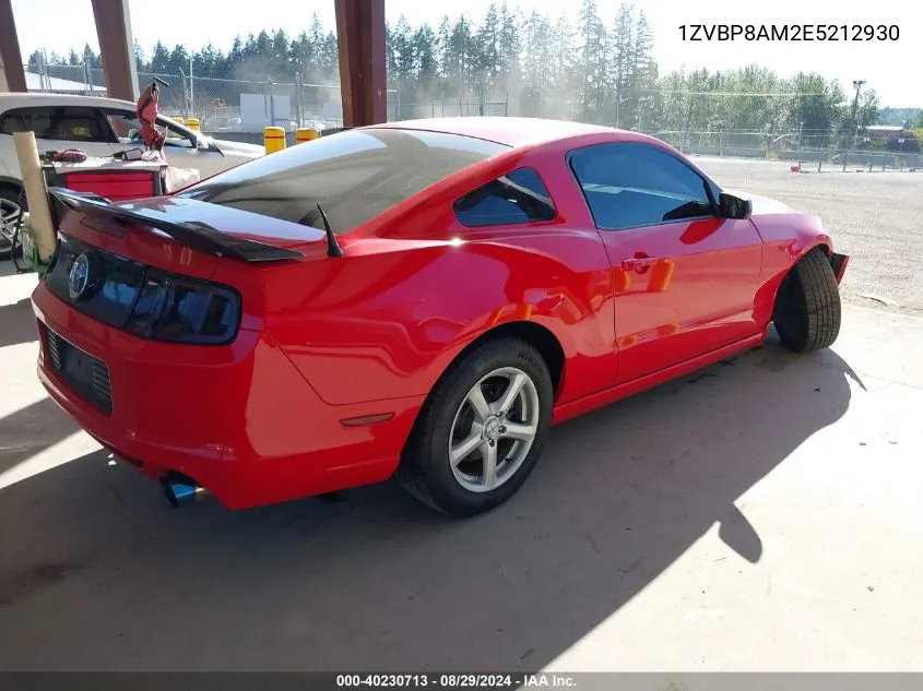 2014 Ford Mustang V6 VIN: 1ZVBP8AM2E5212930 Lot: 40230713