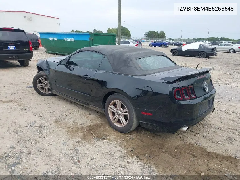 2014 Ford Mustang V6 VIN: 1ZVBP8EM4E5263548 Lot: 40331377