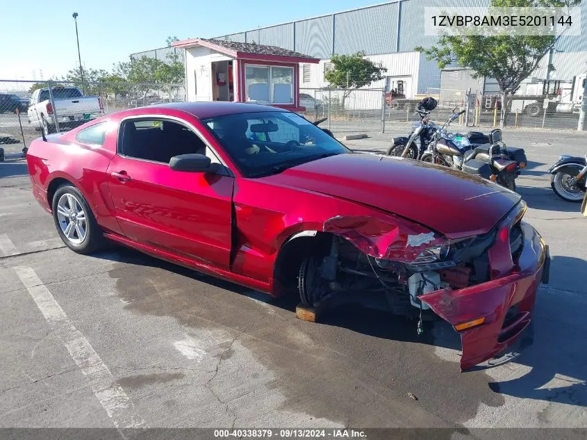 2014 Ford Mustang V6 VIN: 1ZVBP8AM3E5201144 Lot: 40338379