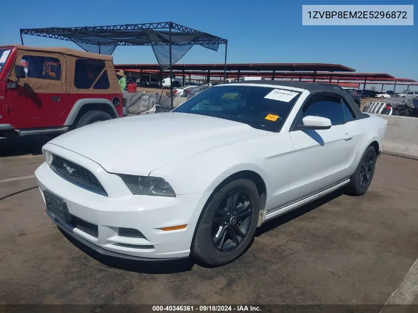 2014 Ford Mustang V6 Premium VIN: 1ZVBP8EM2E5296872 Lot: 40346361