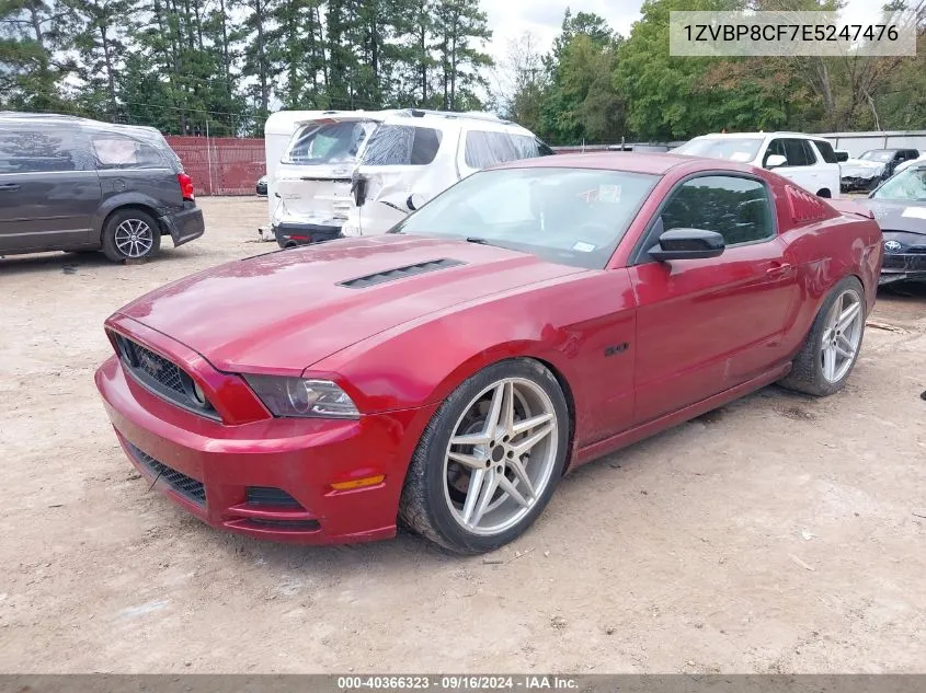 1ZVBP8CF7E5247476 2014 Ford Mustang Gt