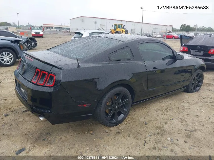 2014 Ford Mustang V6 VIN: 1ZVBP8AM2E5286638 Lot: 40375611